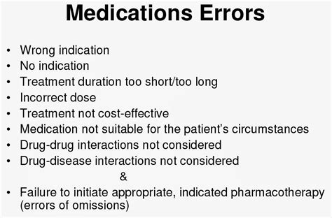 Doctors Hub What Are Medication Errors