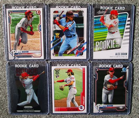 Philadelphia Phillies Alec Bohm Rookie Cards Topps Bowman Absolute