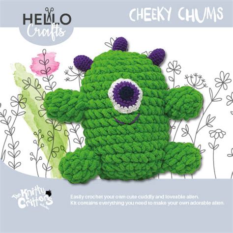 Knitty Critters Cheeky Chums Alien Readicut