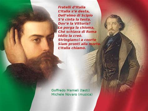 LInno Nazionale Fratelli D Italia Il Canto Degli Italiani Di