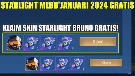 CARA DAPATKAN STARLIGHT MOBILE LEGENDS JANUARI 2024 GRATIS KLAIM SKIN