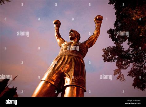 United States, Pennsylvania, Philadelphia, Art Museum, Rocky Statue ...