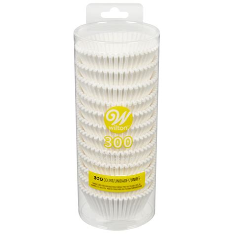Wilton White Cupcake Liners Paper 300 Count