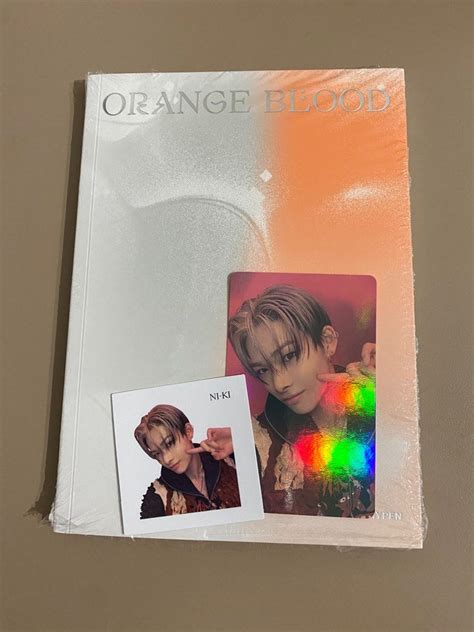 Wts Wtt Enhypen Orange Blood Sealed Engene Album Hobbies Toys