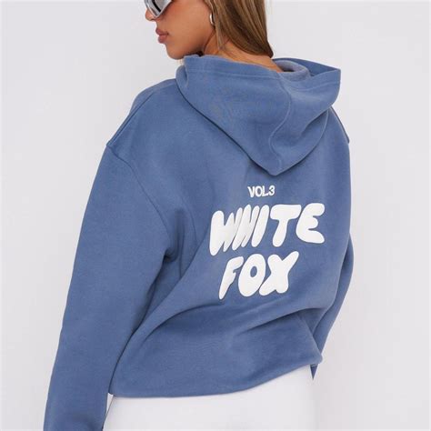 Offstage Ocean White Fox Boutique Hoodie Brand New Depop