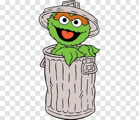 Oscar The Grouch Elmo Big Bird Ernie Bert Clipart Transparent PNG