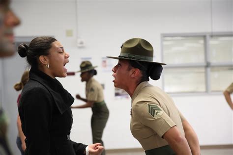 Woman Drill Sergeant Yelling