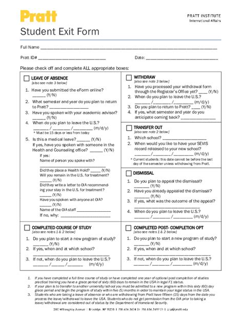 Fillable Online Pratt Institute Employment Authorization Form Fax