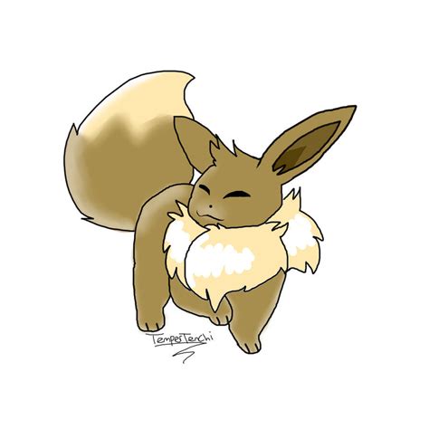 Eevee Fanart by TemperTenchi on DeviantArt