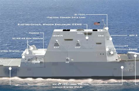 New External DDG-1000 Mast Reduces Ship’s Stealth From Original Design ...