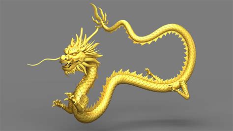 Asian Chinese Dragon 12 3d Model 139 3ds Fbx Obj Max Free3d