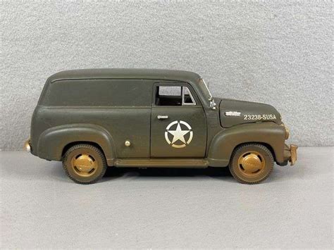 1950 Chevrolet Army Panel Truck 118 Scale Mira Solido United Edge