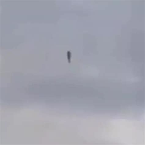 Bizarre Footage Of Humanoid Figure Spotted Floating In The Sky Before