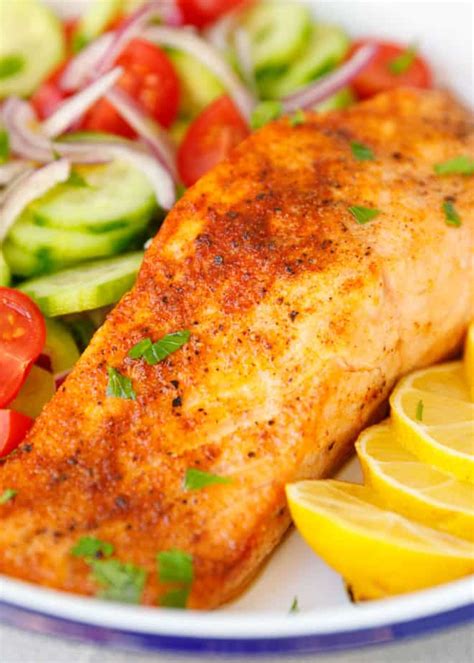 Easy Salmon In The Air Fryer Recipe Cooking Lsl