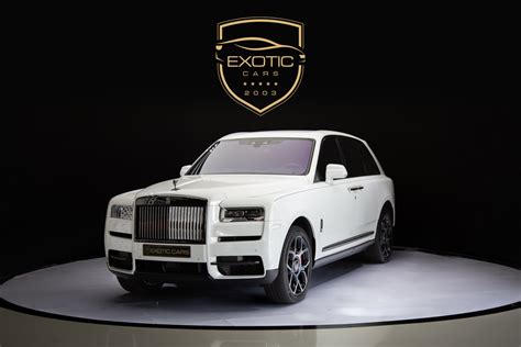 Used 2022 White Rolls Royce Cullinan Black Badge For Sale In Dubai UAE