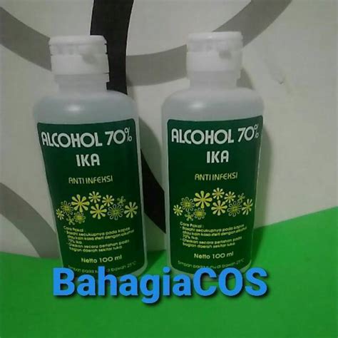 Jual AlKOHOL 70 IKA Alcohol Anti Infeksi 100ml Shopee Indonesia