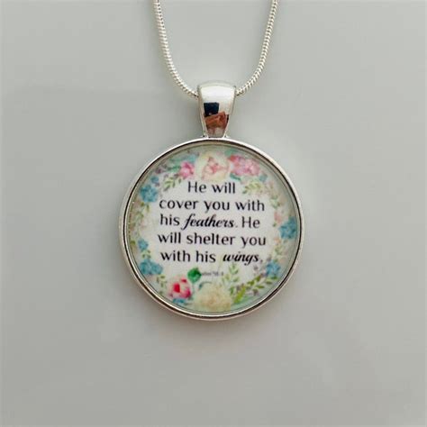 Bible Verse Necklace Etsy