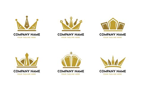 Crown Company Logo Concept 8658553 Vector Art at Vecteezy