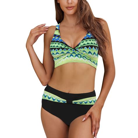 Quyuon Womens Piece Bikini Push Up Swinsuit Modest Athletic Swimming