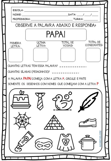 Atividades Letras Do Alfabeto Consoantes De P S Ideia Criativa