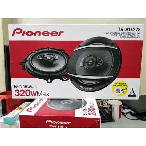 Pioneer Ts A S Way Speaker With Adapter Black Original