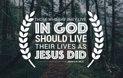 The Living Faithful In Christ John Nlt Those Who