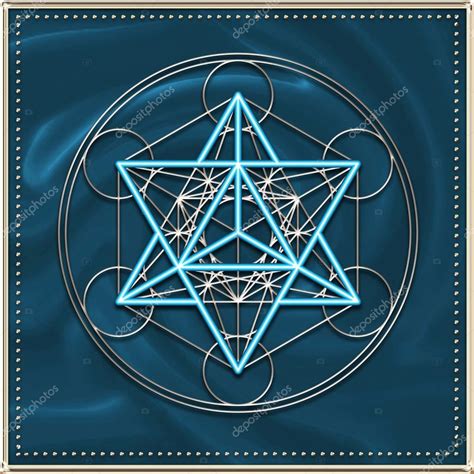 Merkaba étoile tétraèdre metatrons cube Photographie lavalova