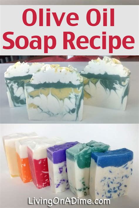 Homemade Olive Oil Soap Recipe - Living on a Dime