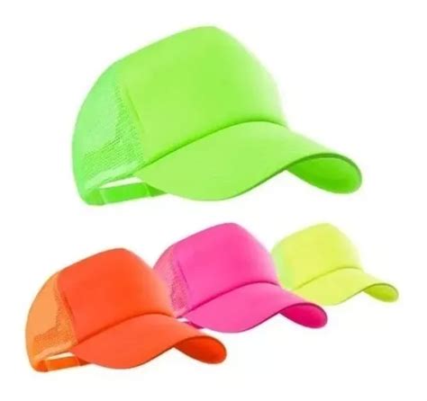 Gorra Visera Trucker Cap Fluo X Fluor Cotill N Gorro Env O Gratis