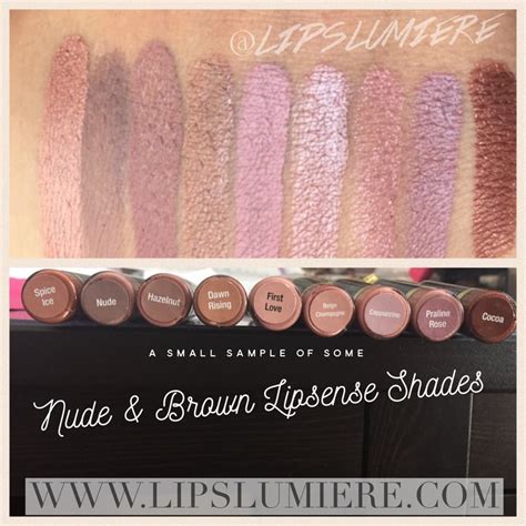 Shades Of Nude And Brown LipSense Long Lasting Non Drying Waterproof Smudgeproof Make Up