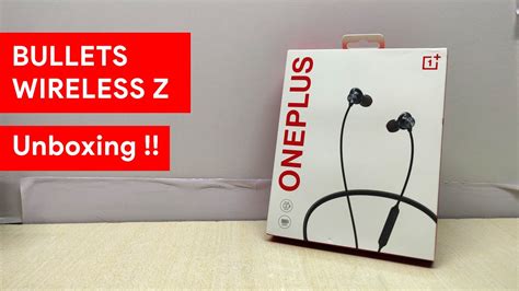 OnePlus Bullets Wireless Z Unboxing And First Look YouTube