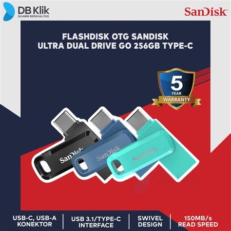 Jual Flashdisk Otg Sandisk Ultra Dual Drive Go Gb Usb Type C