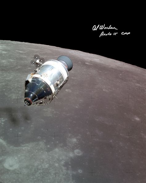 Apollo Csm Signed By Al Worden