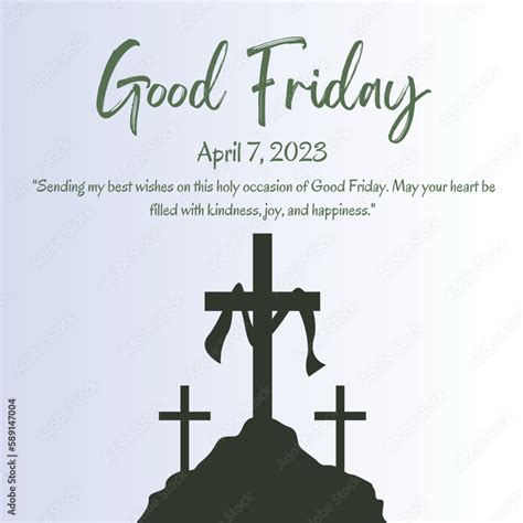 Good Friday banner and Poster. Good Friday is a Christian holiday ...