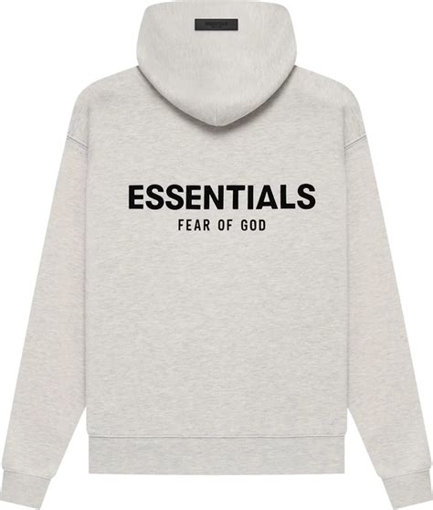 Fear Of God Essentials Hoodie Fw22 Light Oatmeal Next Step