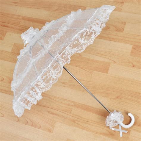 Best White Lace Wedding Parasols Bridal Accessories Bridal Umbrella