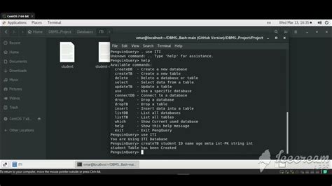 Dbms Using Bash Script Youtube