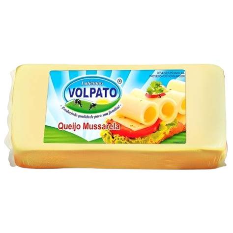 QUEIJO MUSSARELA VOLPATO BARRA 4KG Jumbo Alimentos