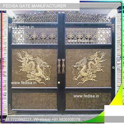 Iron Gate Designs For Indian Homes Boundary Wall And Gate Design Double