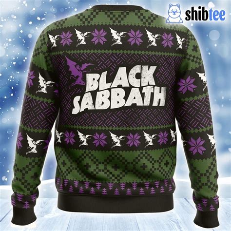 Black Sabbath Ugly Christmas Sweater Shibtee Clothing