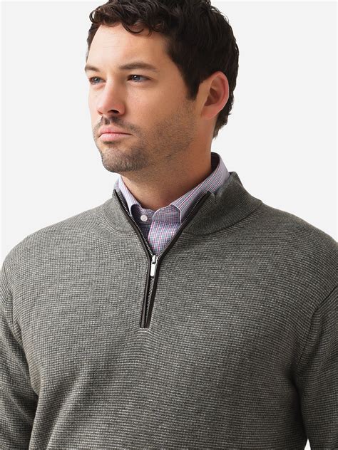 Peter Millar Crown Mens Mill Wool Cashmere Quarter Zip 29800