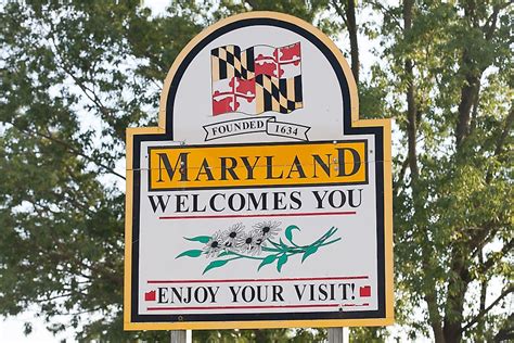 The Largest Cities In Maryland - WorldAtlas