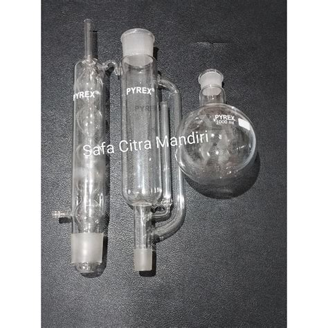 Jual Soxhlet Extractor Ml Pyrex Soxhlet Set Ml Pyrex