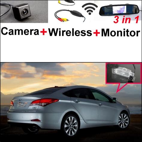 For Hyundai i40 2011~2015 Wireless Receiver + 3 in1 Special Rear View ...