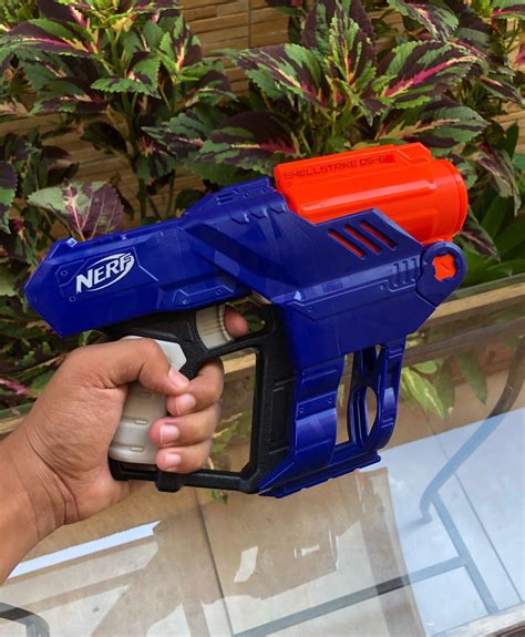 Lan Ador Nerf Elite Shellstrike Ds Hasbro E Brinquedo Hasbro