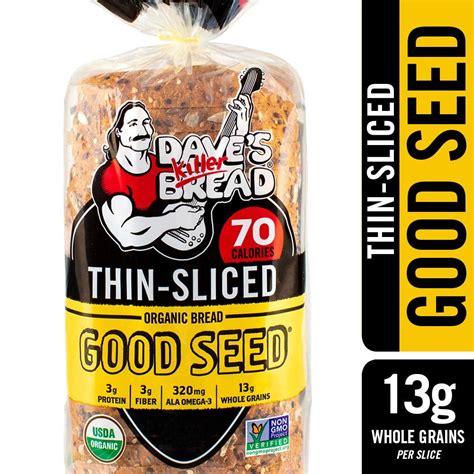 Dave S Killer Bread Good Seed High Fiber Thin Sliced Organic Bread