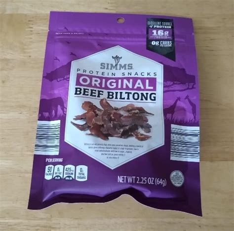 Simms Protein Snacks Original Beef Biltong Aldi Reviewer