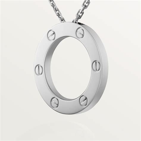 CRB7014300 - LOVE necklace - White gold - Cartier