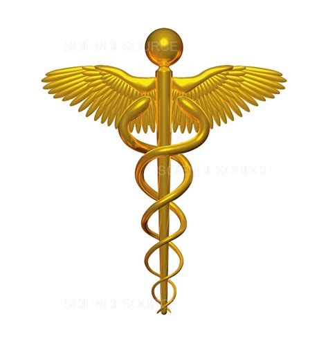 caduceus stock image science source images