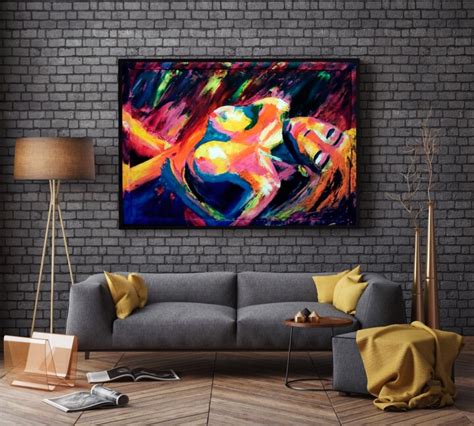 Sexy Nude Painting Printmaking By Tetiana Surshko SurshkoArt Artmajeur